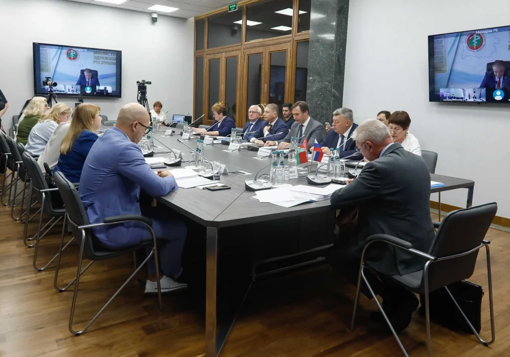 Директор МГНЦ имени Бочкова принял участие в заседании по зравоохранению. Фото: страница МГНЦ имени Николая Боковая в социальных сетях 