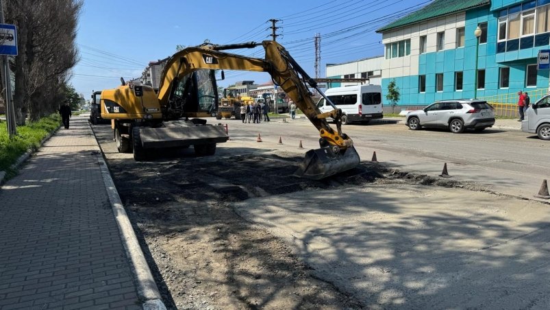 Невельский район полностью закрыл план по ямочному ремонту пресс-служба правительства Сахалинской области