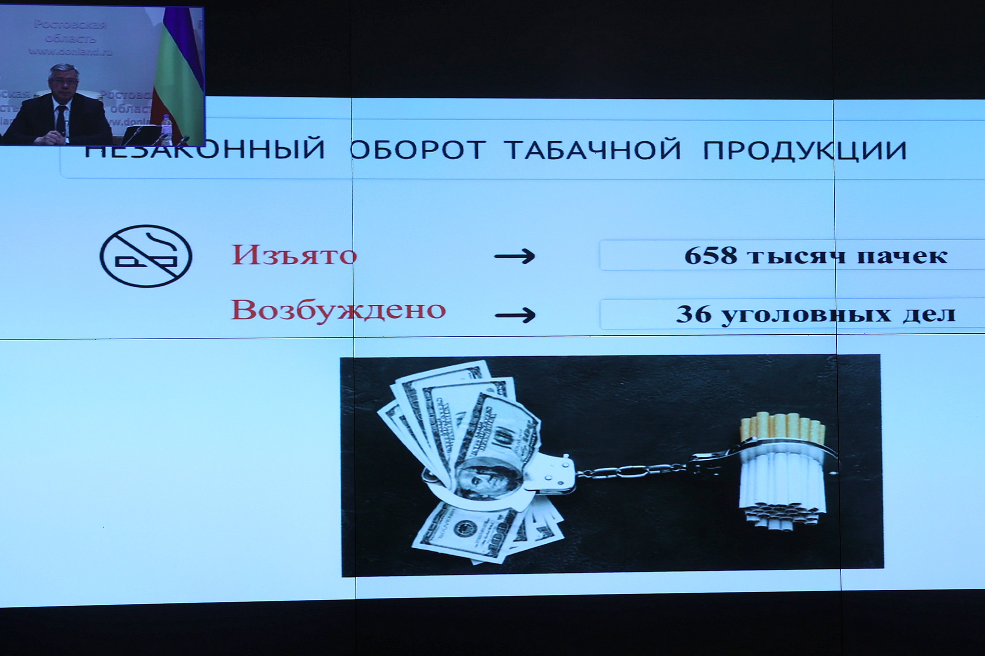 Заседание комиссии по противодействию незаконному обороту промышленной продукции в Ростовской области