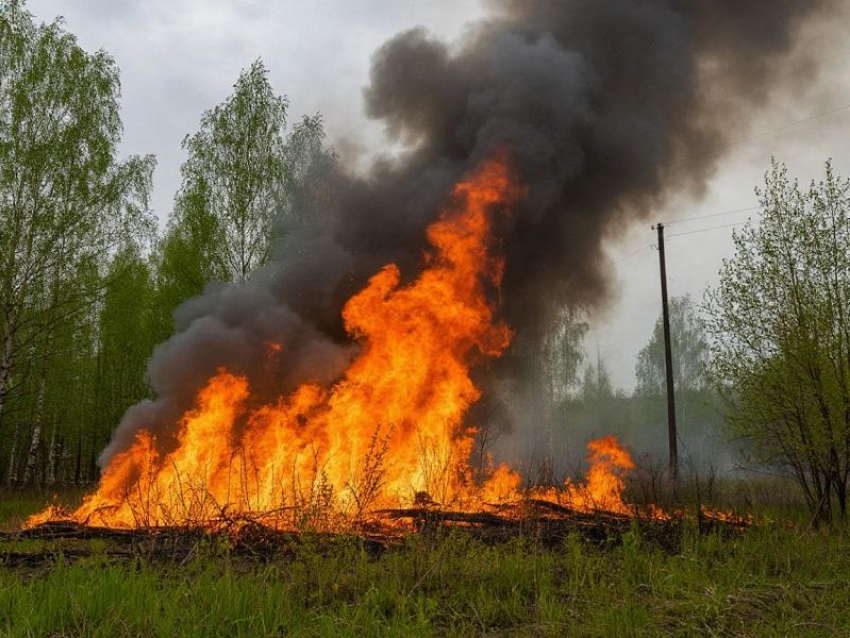 Третий уровень пожарной опасности установило МЧС в Воронежской области