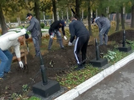 Благоустройством Архангельска занялись осужденные