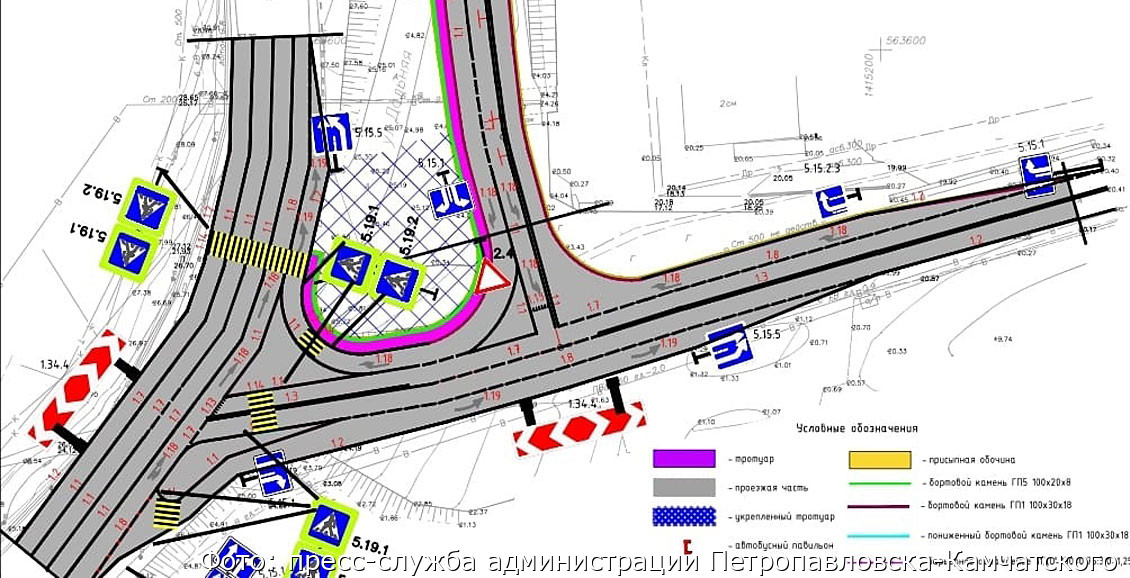 Схема дорог петропавловск камчатский