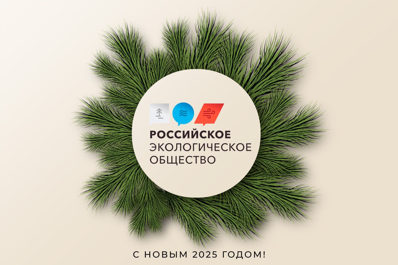 Поздравление Российского экологического общества с Новым 2025 годом!