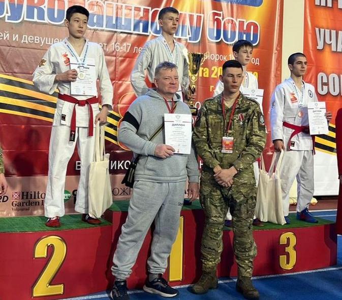 Спортсмен выиграл первенство России по рукопашному бою