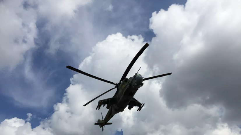 В Абхазии разбился военный вертолёт, экипаж жив