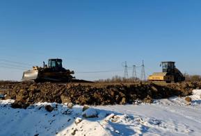 Ход строительных работ на Большом Уссурийском острове проверил министр транспорта и дорожного хозяйства края