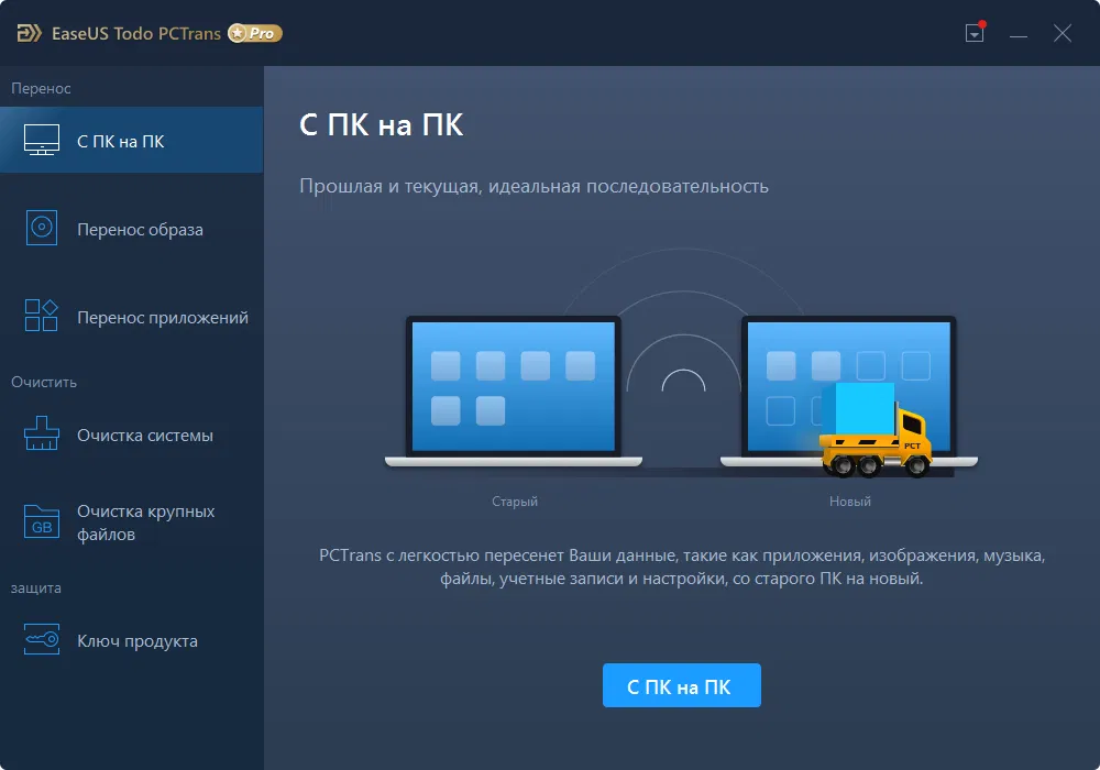Бесплатная лицензия EaseUS Todo PCTrans Pro