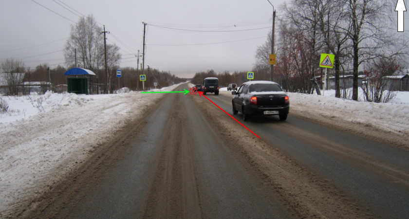 В Коми водитель с 25-летним стажем сбил девушку на 