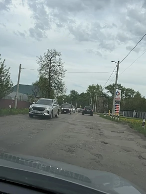 Новая дорога, ведущая к выезду на Кинешму разрушена