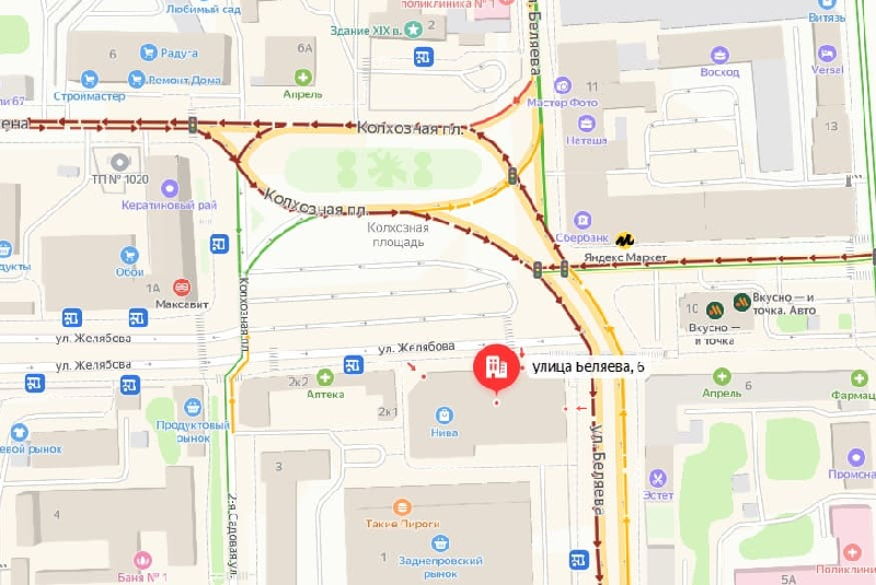 Колхозка смоленск карта