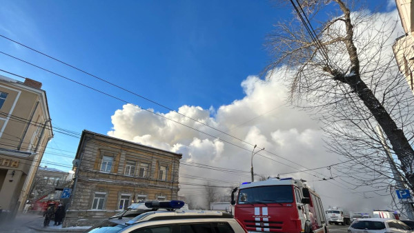 В Самаре из-за смертельного пожара на ул. Некрасовской перекрыли центр города