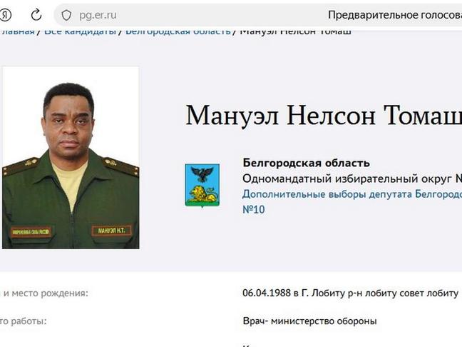 Уроженец Анголы и участник СВО заявился на праймериз «Единой России» в горсовет Белгорода - Изображение 