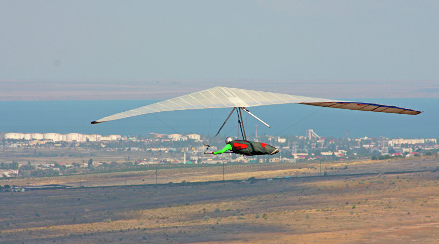 Полет на дельтаплане