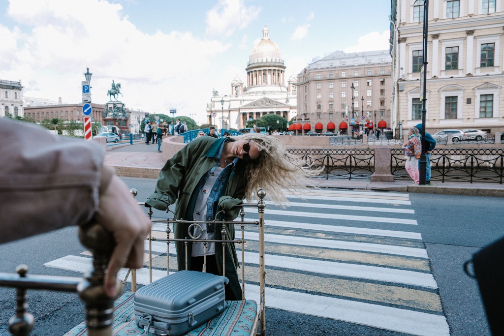 Кадр со съемочной площадки. 