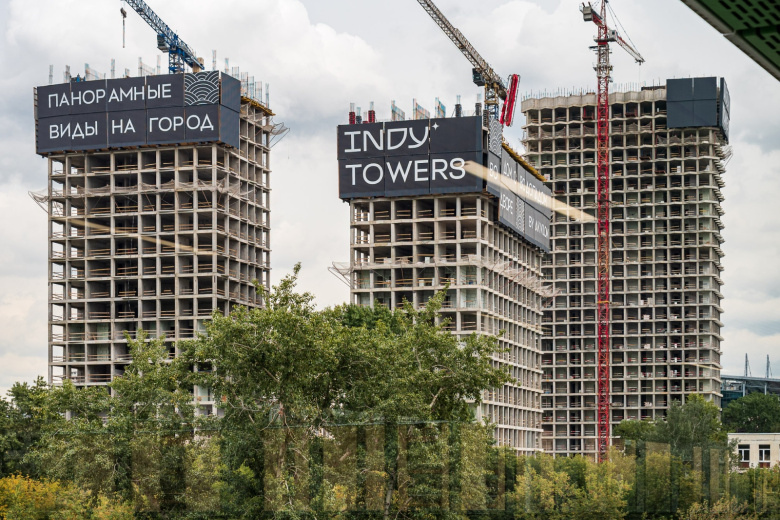 Группа Аквилон залила последний куб бетона башни С комплекса INDY Towers