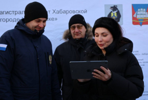 Губернатор Дмитрий Демешин дал старт работе новой тепломагистрали № 35 в Хабаровске