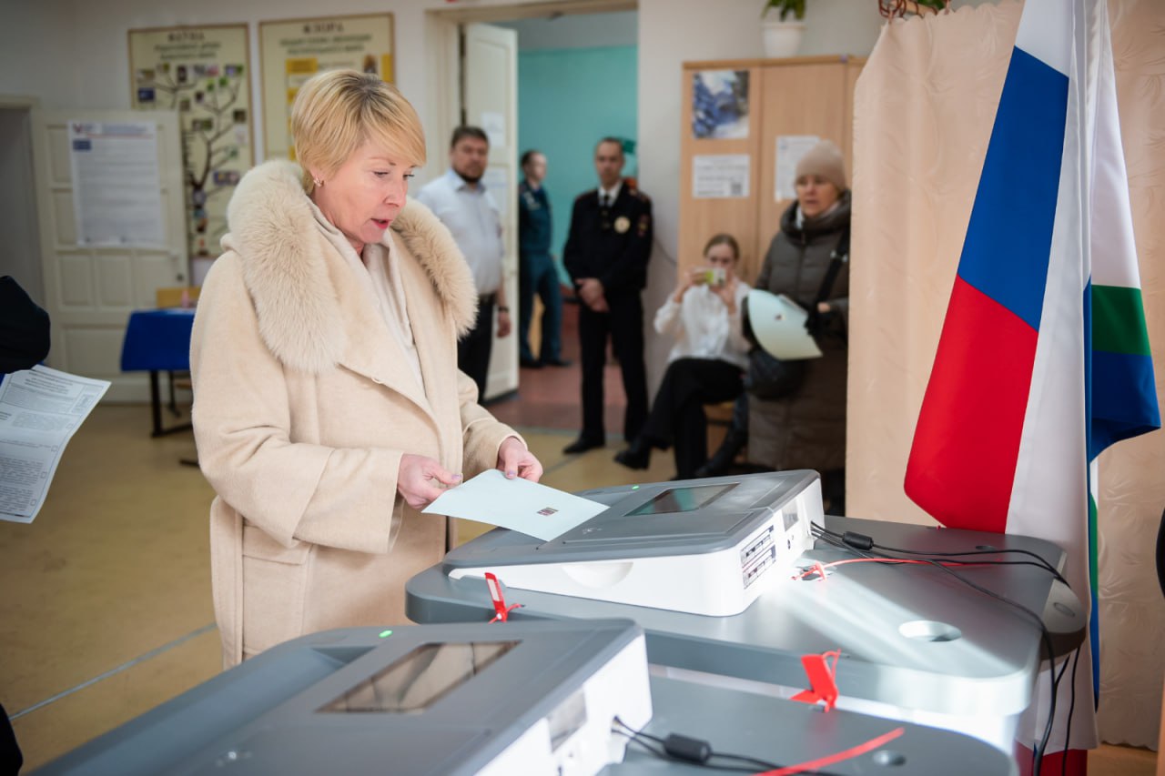 Участие в выборах Президента Российской Федерации приняла Елена Ковалева