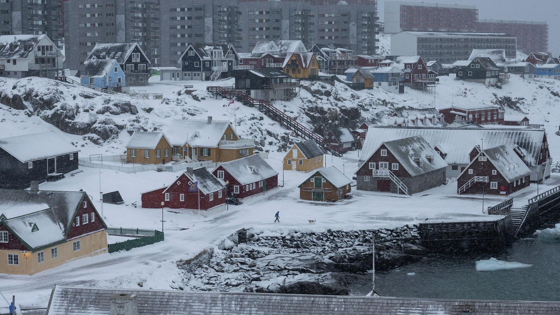 Столица Гренландии - город Нуук - Sputnik Грузия, 1920, 22.01.2026