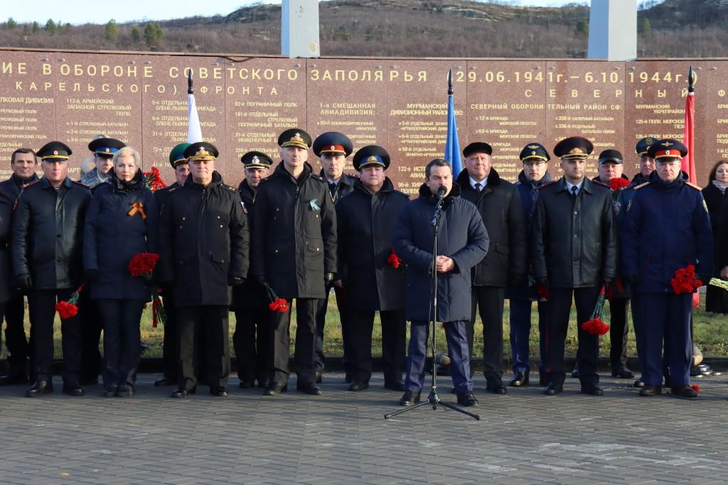 На территории мемориального комплекса «Долина Славы» в честь 80-летия разгрома немецко-фашитстских войск в Заполярье впервые запылал Вечный огонь