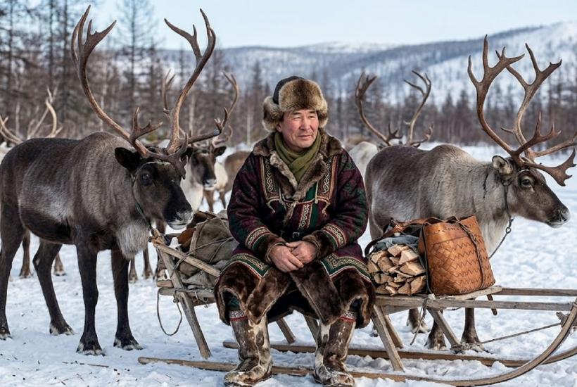 Оленевод на привале
