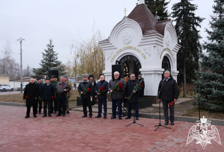 Начальник тамбовского управления Росгвардии принял участие в митинге в память погибших на Северном Кавказе воинов