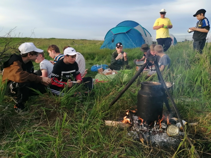 Купание в велопоходе