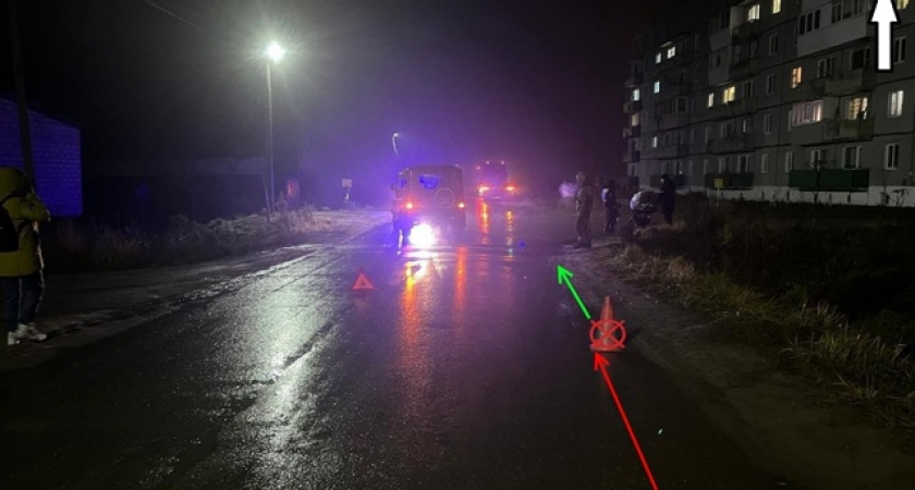 В Коми УАЗ сбил молодую женщину, шедшую по краю дороги