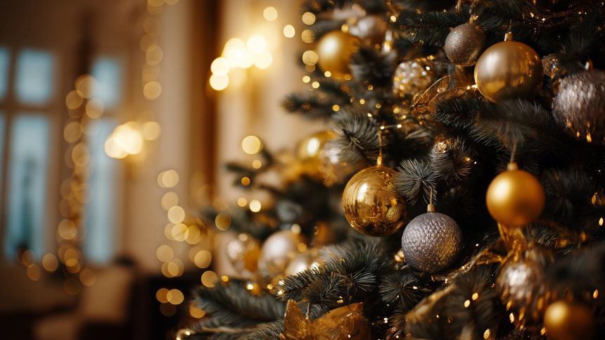 Как модно украсить новогоднюю елку