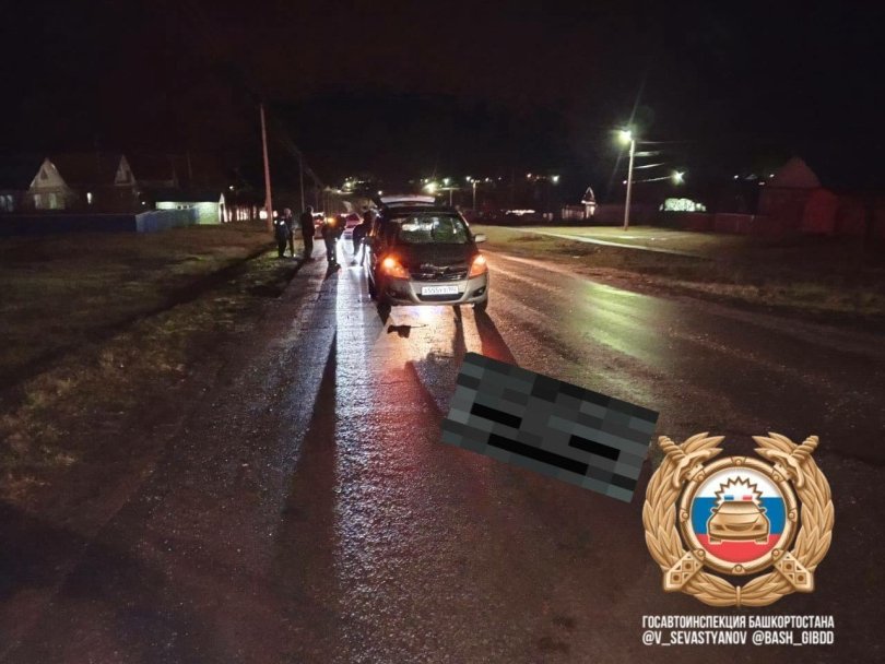 В Башкирии молодой водитель насмерть сбил пешехода