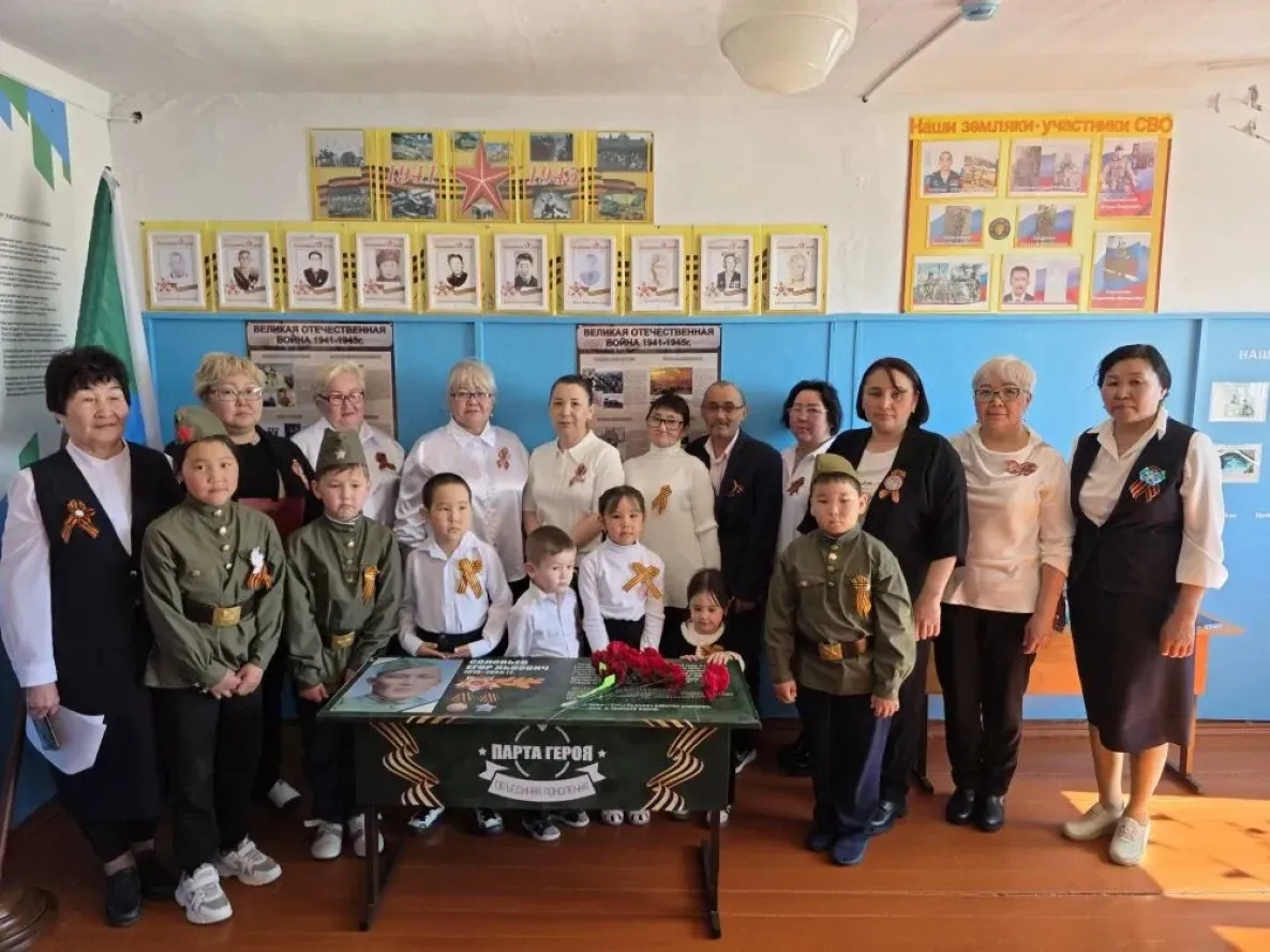 В Аиме увековечили память фронтовика и директора школы