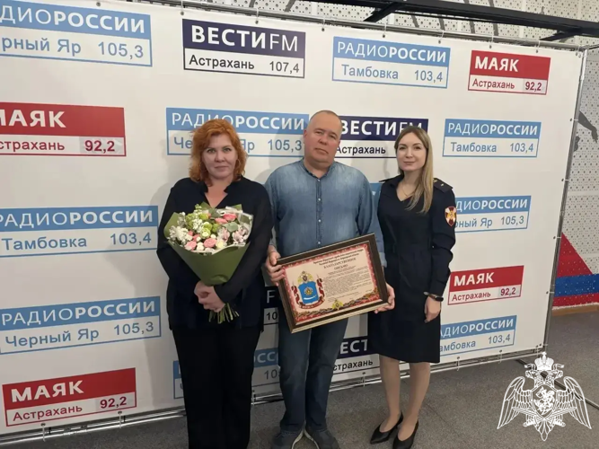 В Астрахани руководство Росгвардии поздравило службу радиовещания с вековым юбилеем