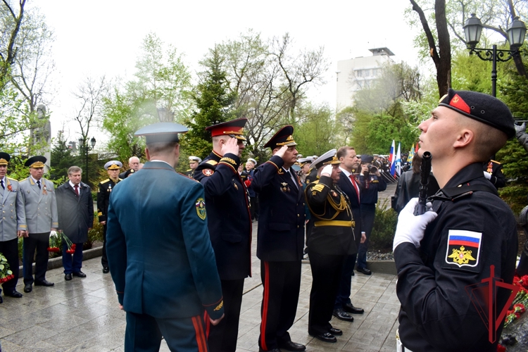 В Приморье с участием росгвардейцев проходит серия мероприятий, посвященная Дню Победы 