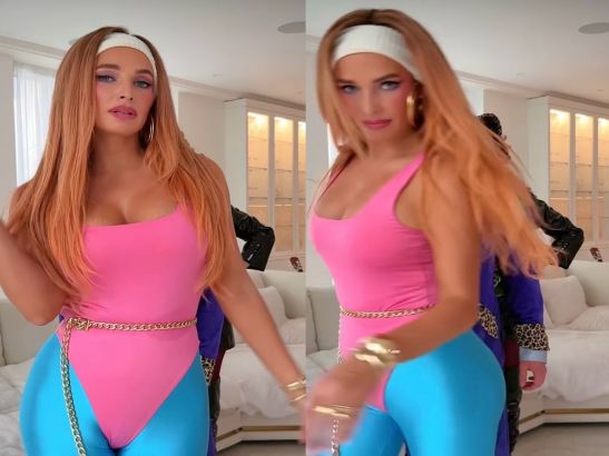 Татьяна Котова показала видео в образе тренера по аэробике из 80-х