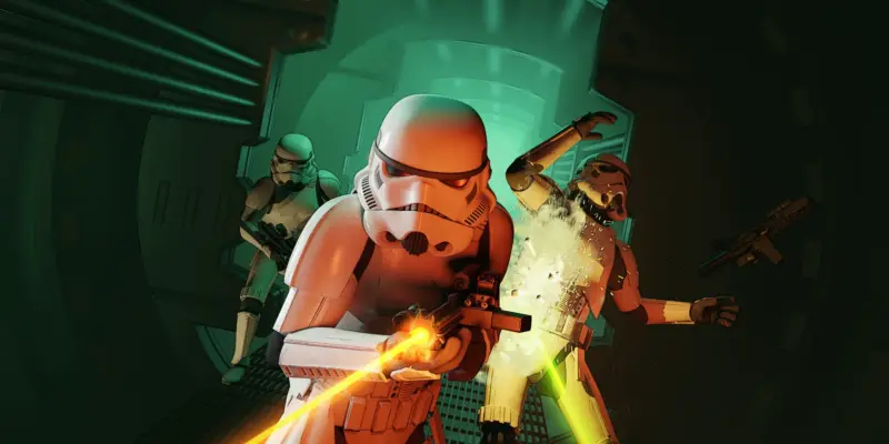 Mechanics VoiceOver выпустил дубляж шутера Star Wars: Dark Forces Remastered (star wars dark forces remaster main art no logo 1)