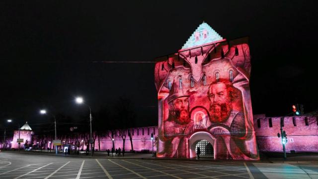 Видеоинсталляция украсит фасад Дмитриевской башни 4 ноября