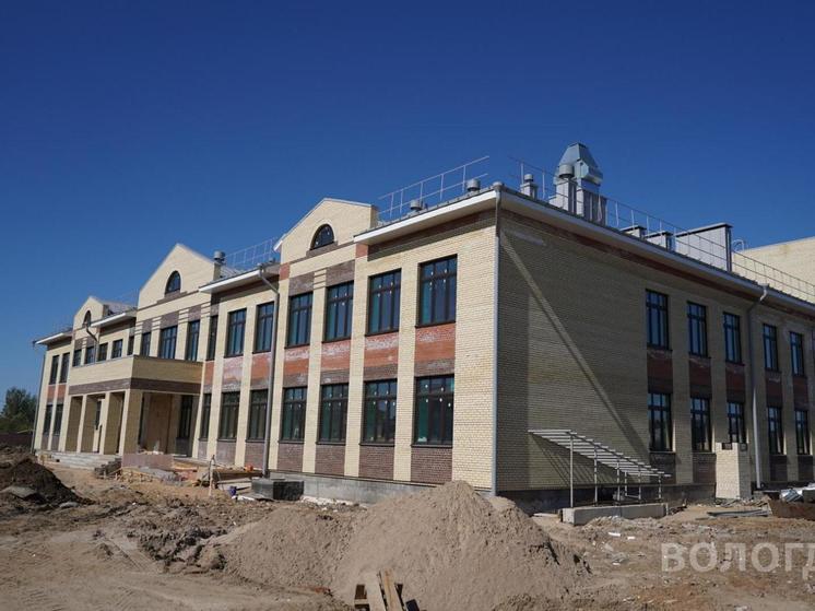 Строительство школы в Прилуках Вологды выполнено на 72%