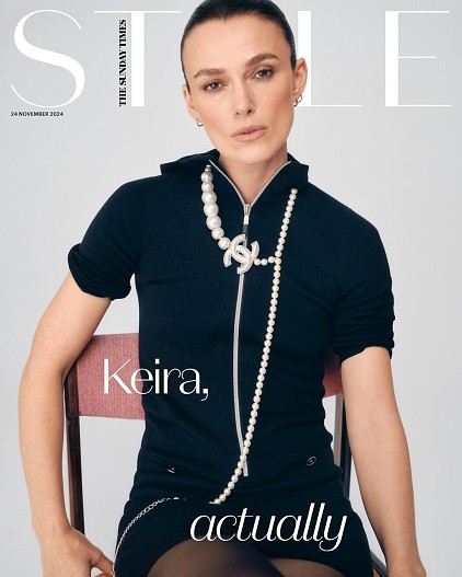 Кира Найтли для The Sunday Times Style