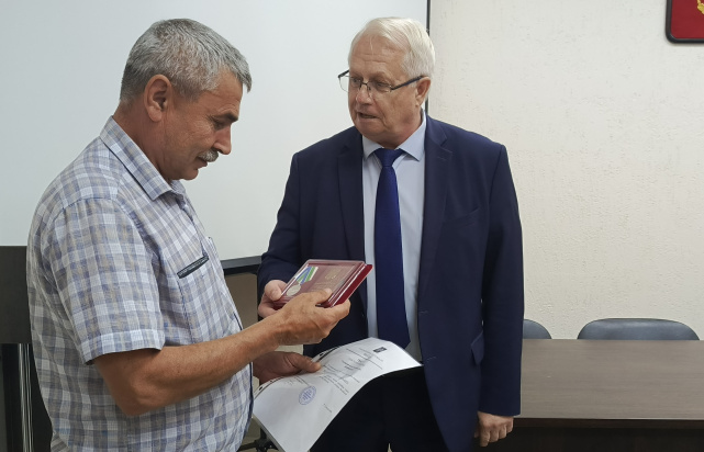 Работнику Управления Портнягину И.В. вручена медаль Республики Коми «За верность долгу»