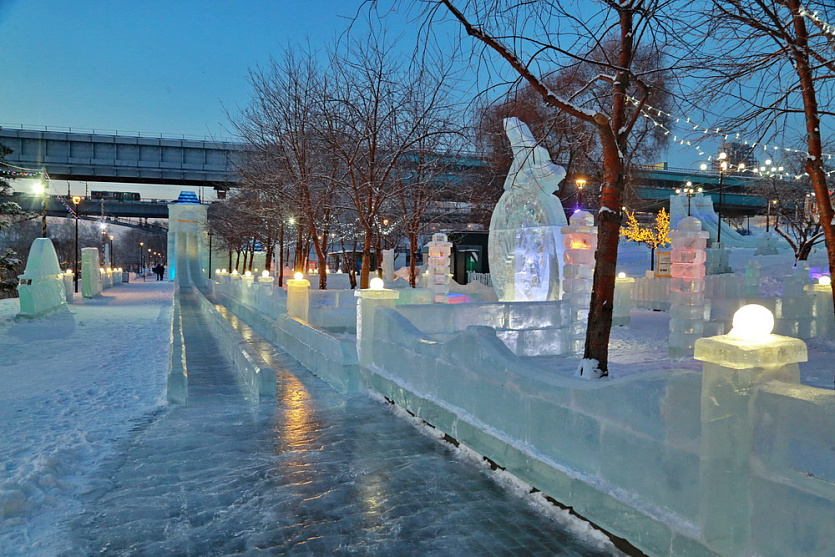 Ледовый городок новосибирск