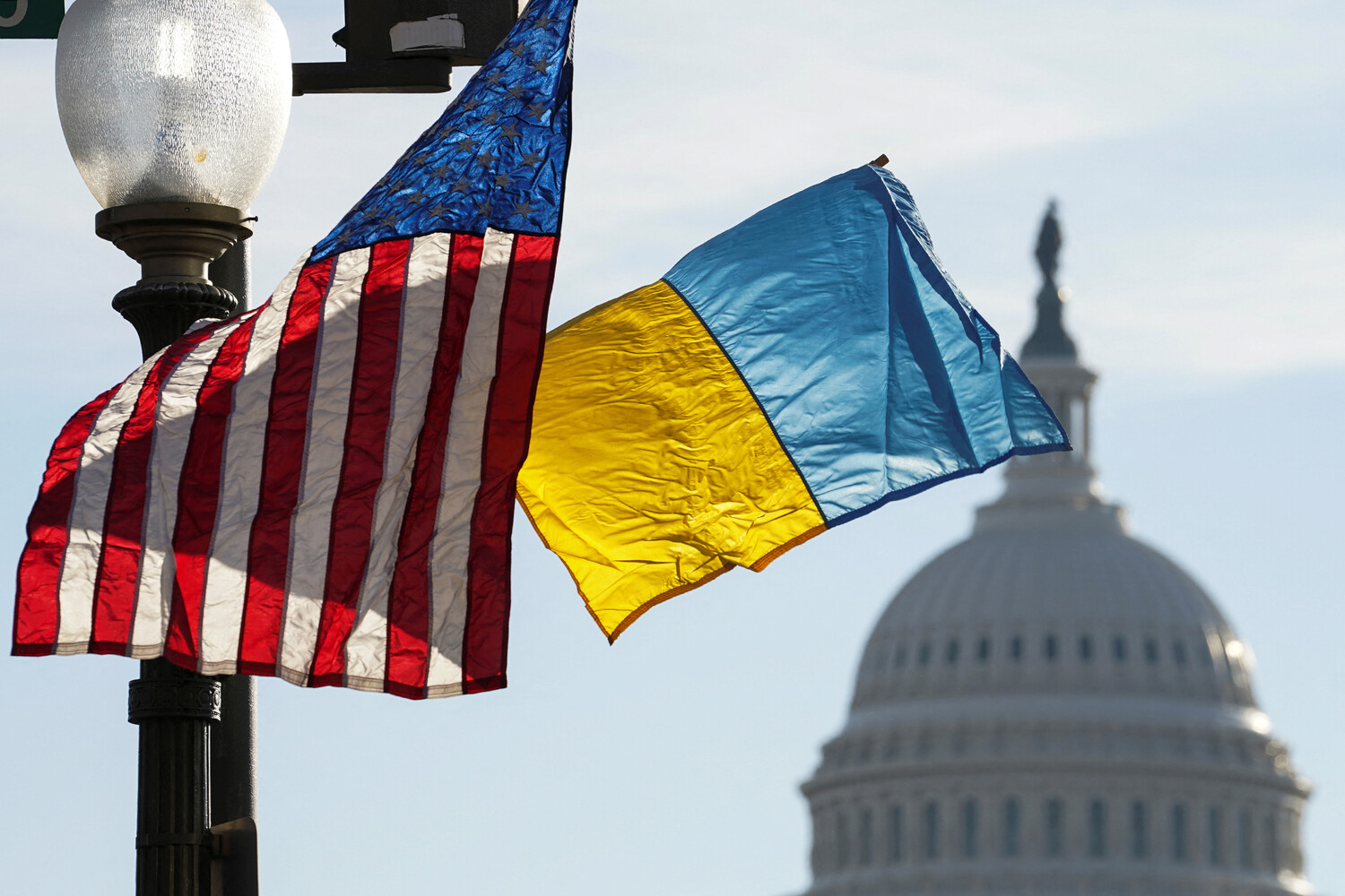 флаг сша в украине