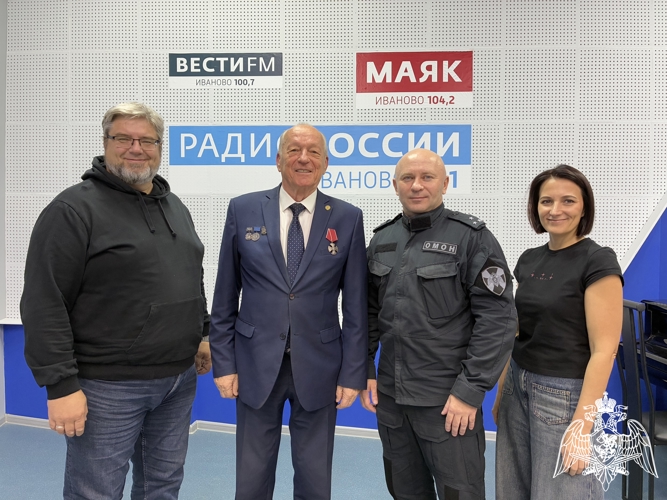 Командиры ивановского ОМОНа поздравили личный состав и ветеранов отряда с профессиональным праздником в эфире 