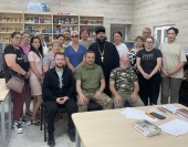Делегация Издательского Совета передала книги Донецкой и Бердянской епархиям