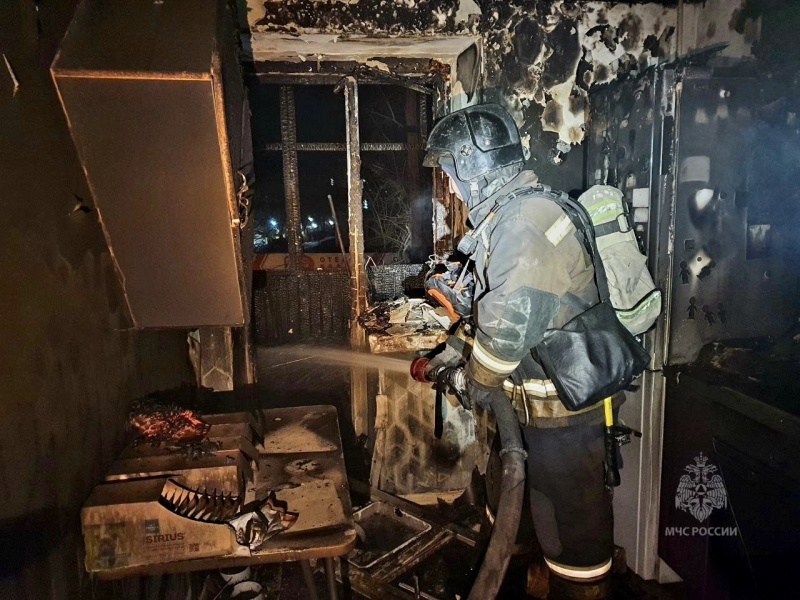 На пожаре в Тюмени спасены 14 человек