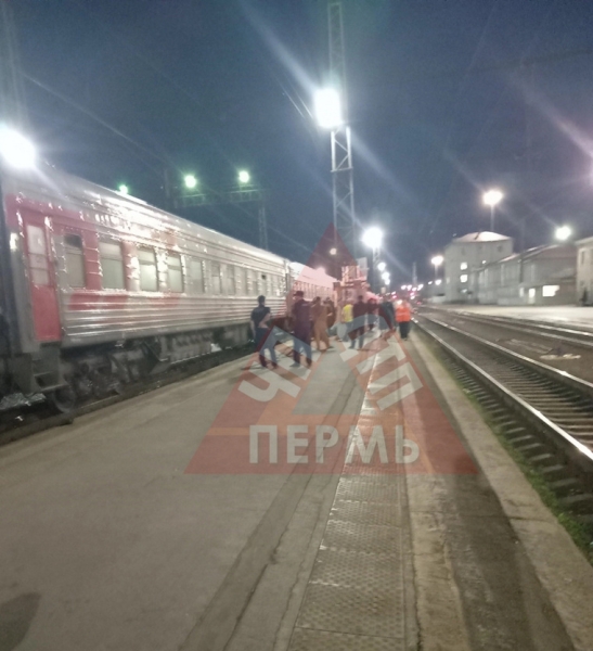 В Перми из-за массовой драки с участниками СВО задержали поезд Москва-Абакан. Фото