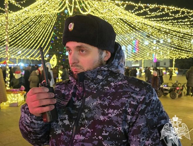 Росгвардейцы обеспечили безопасность во время новогодних и рождественских праздников в Дагестане