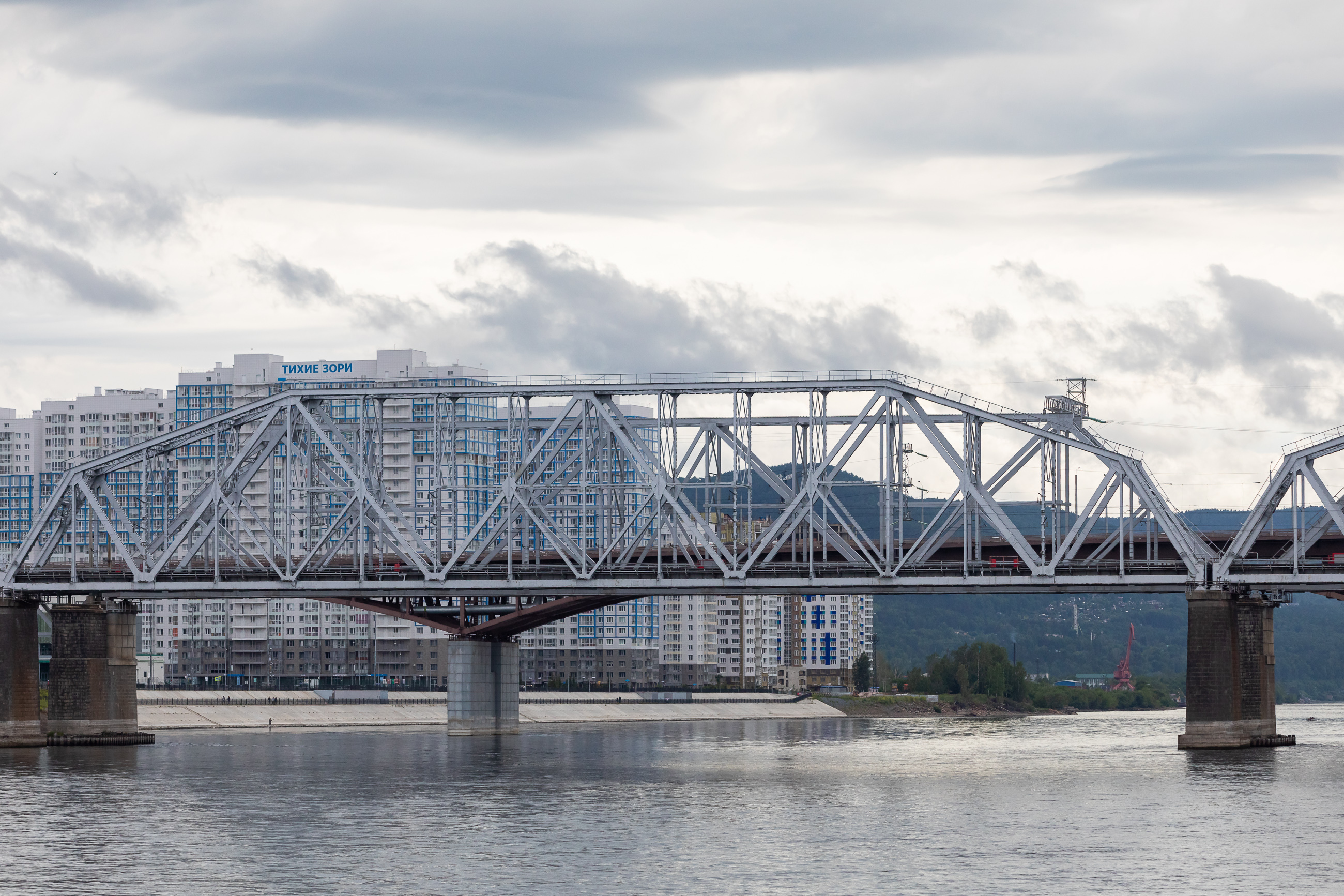 жд мост через енисей в красноярске