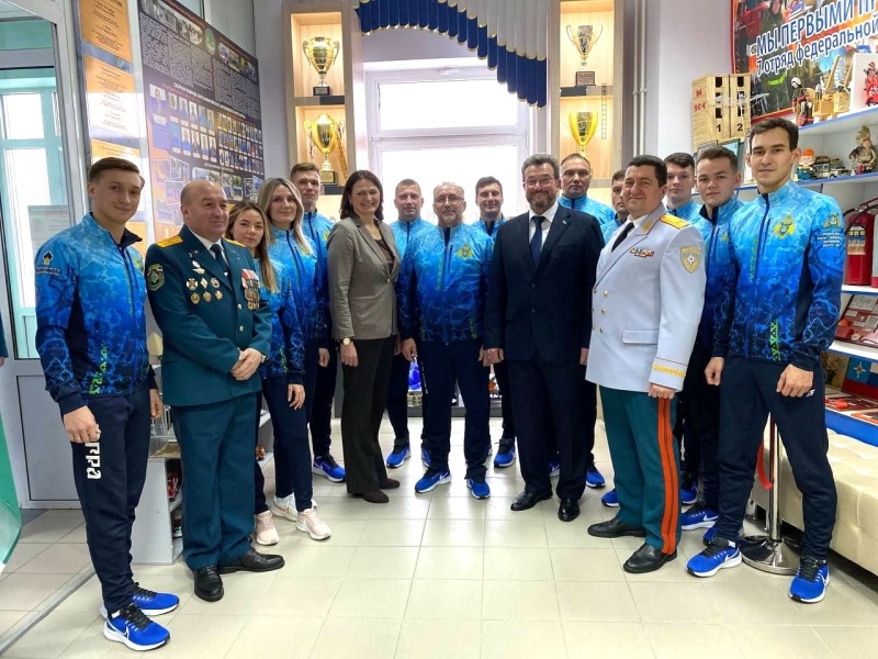 В Пожарно-спасательном музее Ханты-Мансийска открылась новая экспозиция, посвященная 20-летию команды Югры по пожарно-спасательному спорту