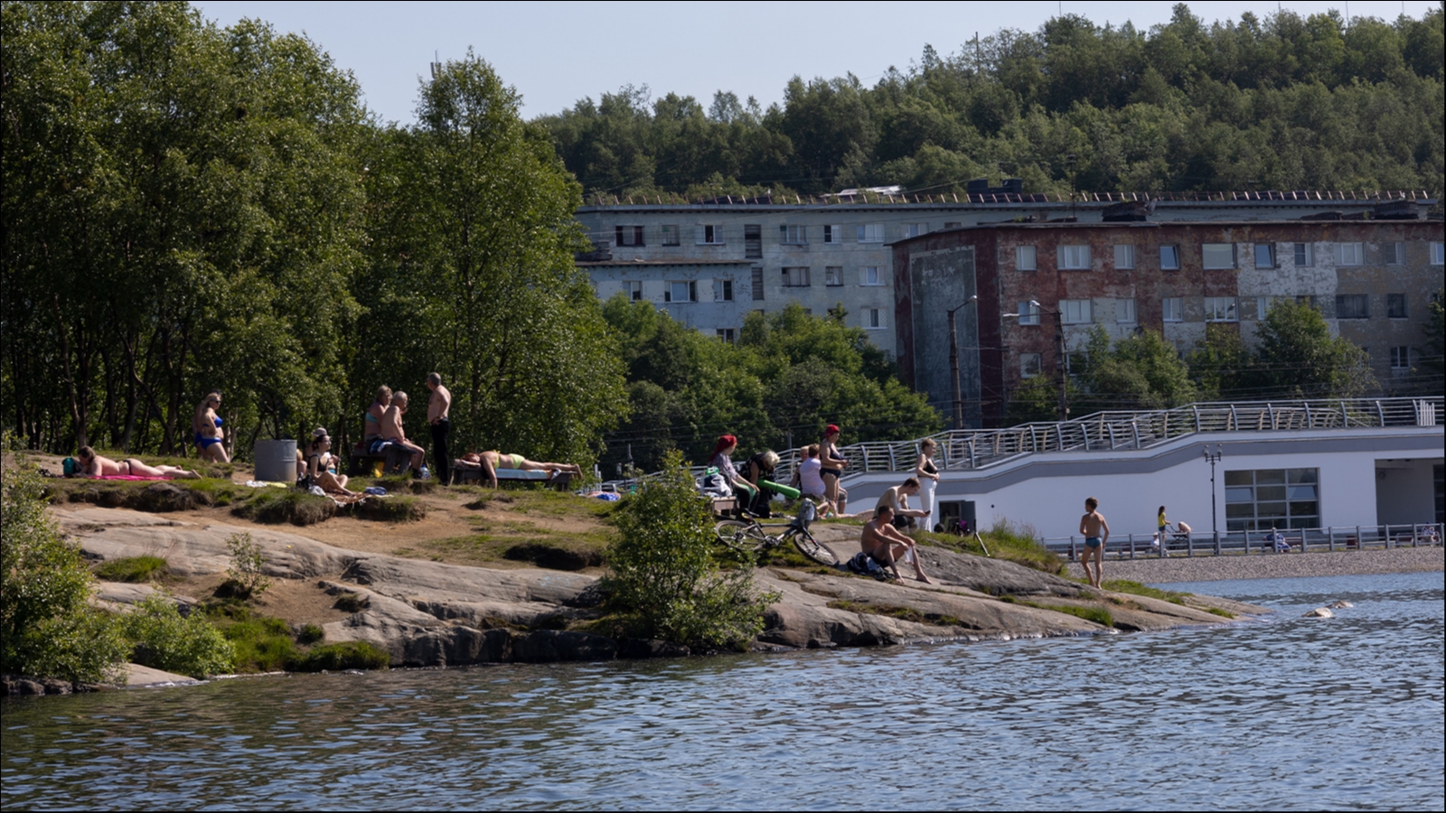 пляж в мурманске