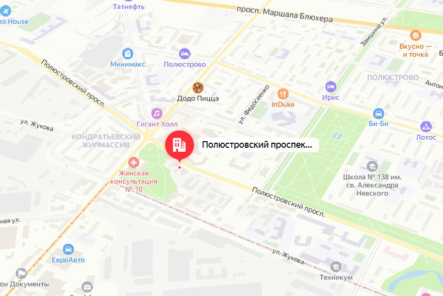 Территория завода «Пластполимер». Источник: «Яндекс.Карты»
