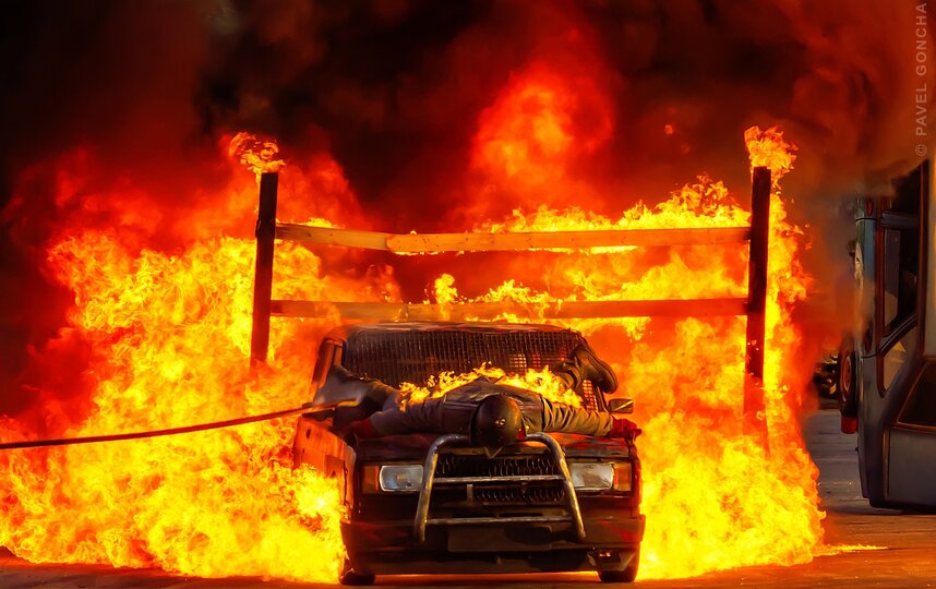 Каскадёры Мастер Панин. Фото Предоставлено организаторами